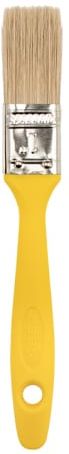 Кисть BIBER Эконом флейцевая, пластмассовая ручка, 25 мм купить в СОМ