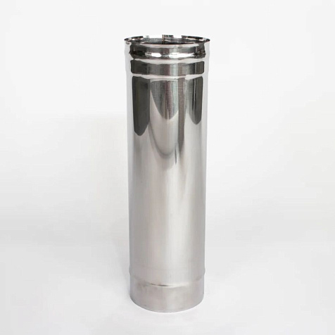 Труба Гефест, 120мм, 0.5м, нержавеющая сталь 0.5мм купить в СОМ
