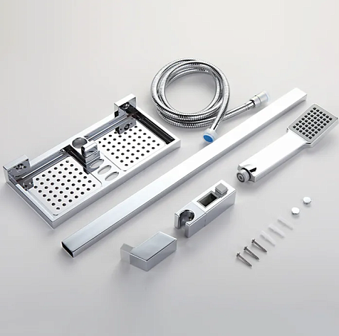 Гарнитур душевой Gappo G8010, лейка 1 режим, мыльница купить в СОМ