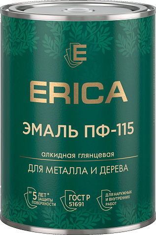 Эмаль ПФ-115 Erica, синяя, 0.8 кг купить в СОМ