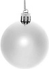 Набор шаров Глянец 24шт 6см серебро купить в СОМ