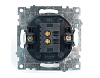 Розетка STEKKER Катрин 2-м. с заземлением  черный купить в СОМ
