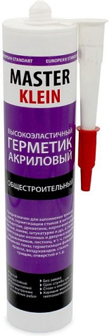 Герметик акриловый Master Klein, общестроительный, белый, 310 мл купить в СОМ