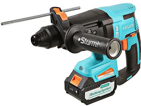 Перфоратор STURM CRH1832BLC 1BatterySystem, 18В, Li-ion, АКБ 1х3.0А/ч купить в СОМ