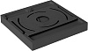 Панель светодиодная накладная  Feron AL267 18Вт 6400К 1440лм 156х156х26 б/рамки IP44 квадрат черная купить в СОМ